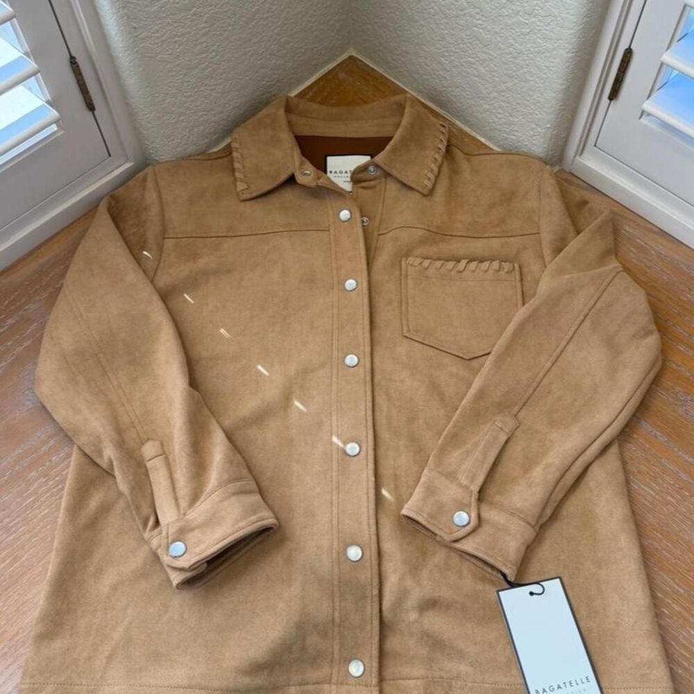 Bagatelle Women's Tan and Brown Jacket